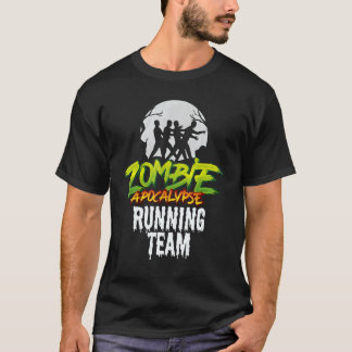 Camiseta Equipo Zombie de carreras apocalypse - Funny Hallo