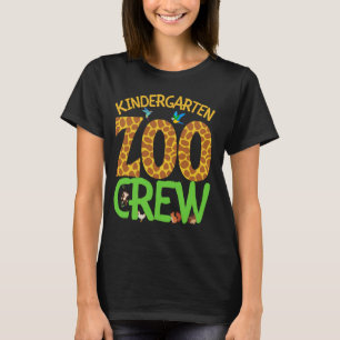 Camiseta Equipo Zoológico De Kindergarten De Vuelta A La Es