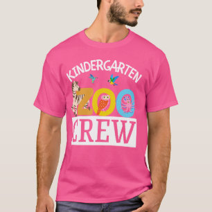 Camiseta Equipo Zoológico De Kindergarten De Vuelta A La Es