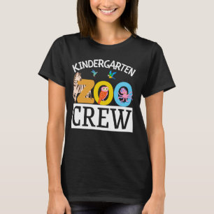 Camiseta Equipo Zoológico De Kindergarten De Vuelta A La Es