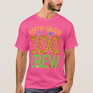 Camiseta Equipo Zoológico De Quinto Grado De Vuelta A La Es