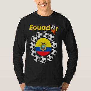 Camiseta Equipos de fútbol americano con bandera de Ecuador