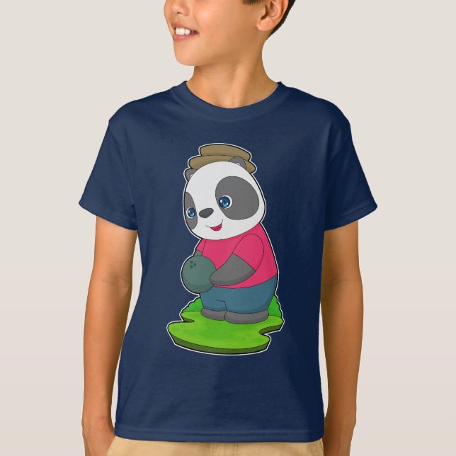 Camiseta Equipos de golf Panda Golf (Anverso)
