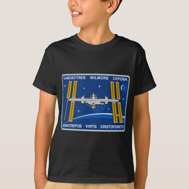 Camiseta Equipos del ISS:  Expedición 42 (Anverso)