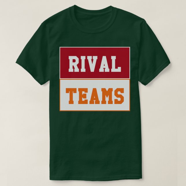 Camiseta Equipos rivales Alabama vs Tennessee TShirt (Diseño del anverso)