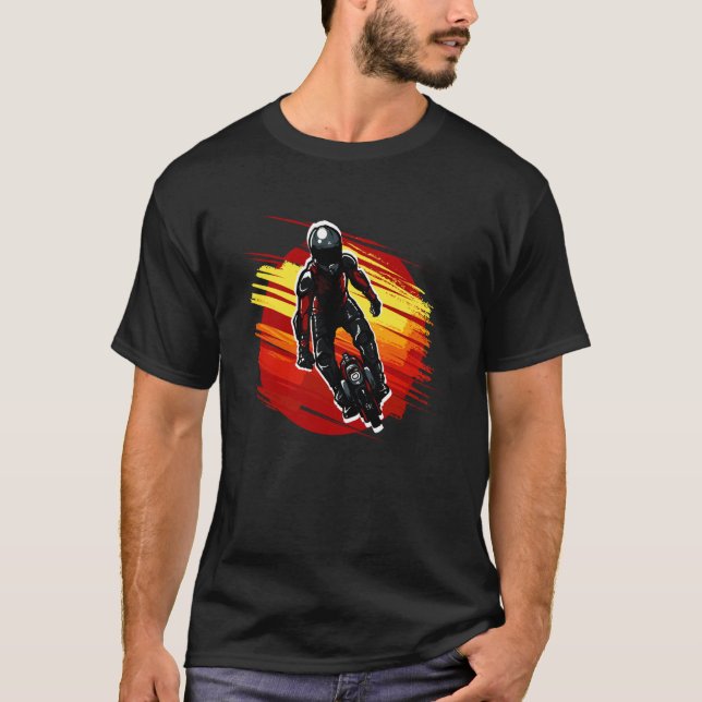 Camiseta Equipped Stuntman on Unicycle (Anverso)