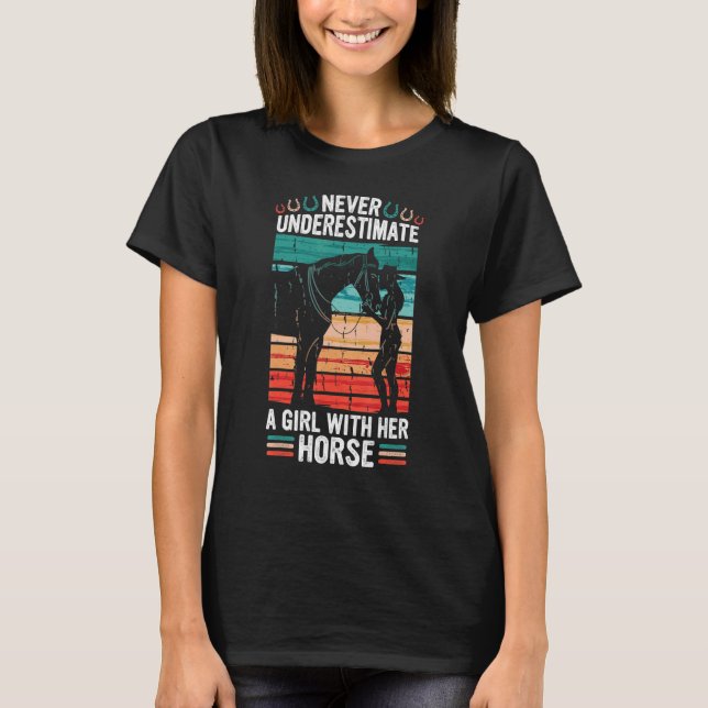 Camiseta Equitación a Caballo Equitación Caballos (Anverso)