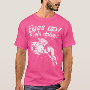 Camiseta Equitación con Ojos Arriba y Talones Abajo
