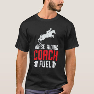 Camiseta Equitación de caballo saltando con acrobacias sobr