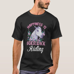 Camiseta Equitación ecuestre Happiness Happiness Ridin