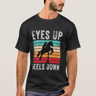 Camiseta Equitación Ojos Arriba Talones Abajo Deporte Ecues