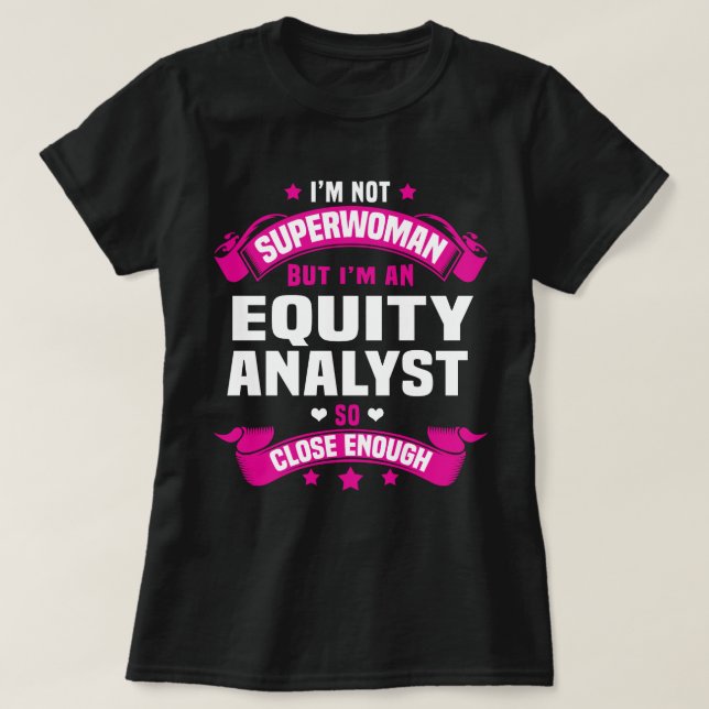 Camiseta Equity Analyst (Diseño del anverso)