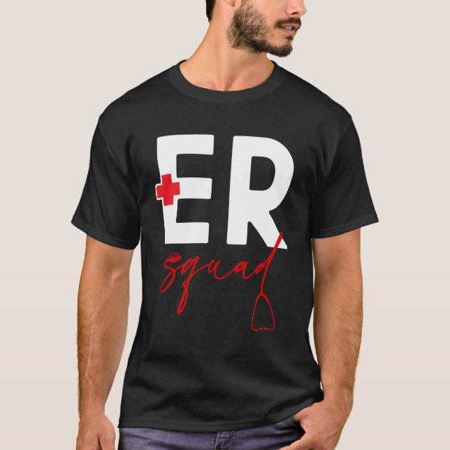 Camiseta Er Enfermeras Impresión Er Squad (Anverso)
