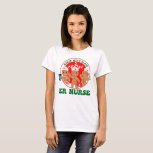 Camiseta ER Enfermeras Navidad, Departamento de Emergencia