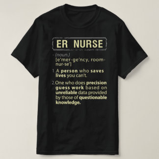 Camiseta ER Enfermero Definición Real Americana