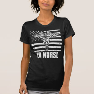 Camiseta ER Nurse American Flag