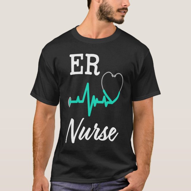 Camiseta ER Nurse womens  Emergency Room Nursing RN (Anverso)
