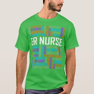 Camiseta ER Nurse Words
