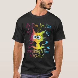 Camiseta Er Tech Life Todo Es Muy Colorido