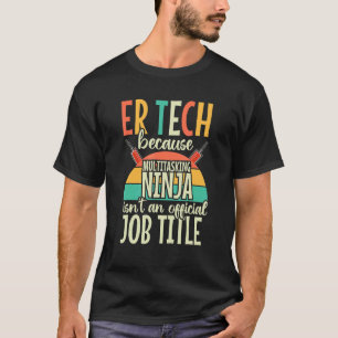 Camiseta Er Tech Technician Vintage Retro Rn Enfermero Emer