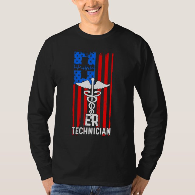 Camiseta Er Technician Emergency Room Tech 37 (Anverso)