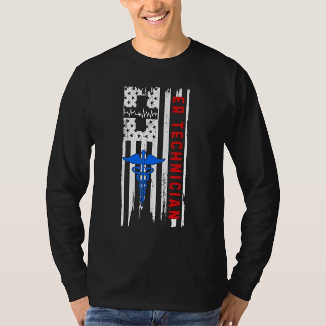 Camiseta Er Technician Emergency Room Tech 46 (Anverso)