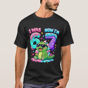 Camiseta Era 6 ahora tengo 7 cumpleaños 67 meme kaiju helad