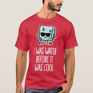 Camiseta Era agua divertida niños regalo frío cubo de hielo