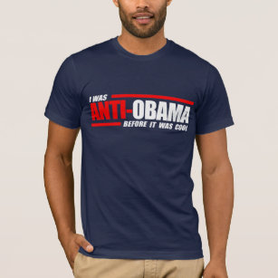 Camiseta Era Anti-Obama antes de que fuera blanco fresco