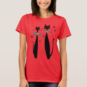 Camiseta Era atómica retro a mediados del siglo Moderno MC