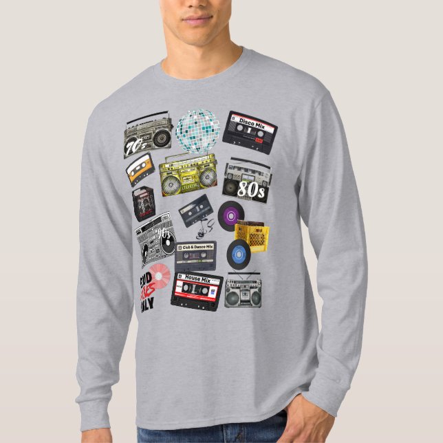 Camiseta era de la obra clásica del disco de los años 70 (Anverso)