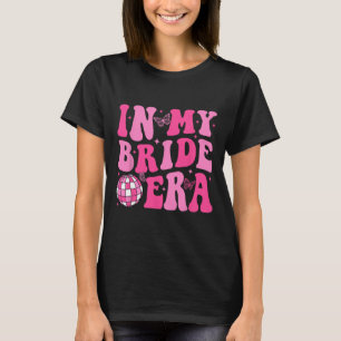 Camiseta Era de Novia Dama de Honor Equipo de Novia Disco D