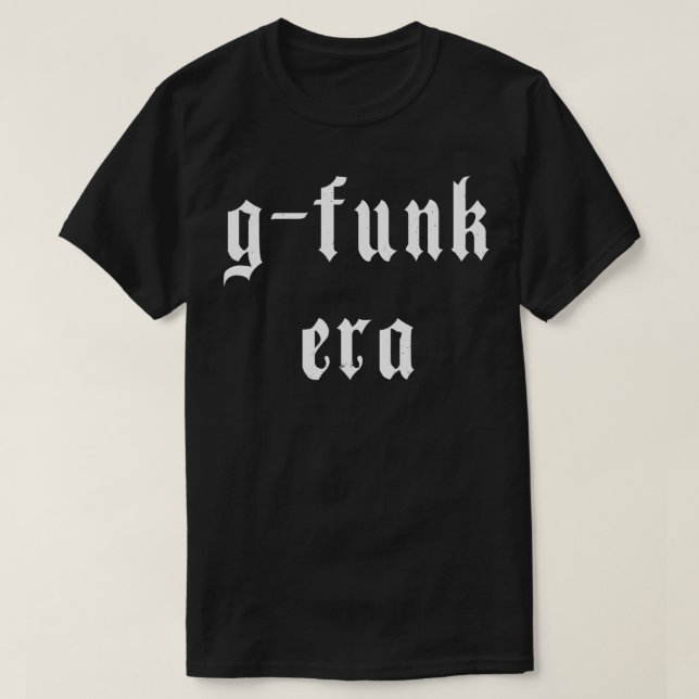 Camiseta era gfunk (Diseño del anverso)