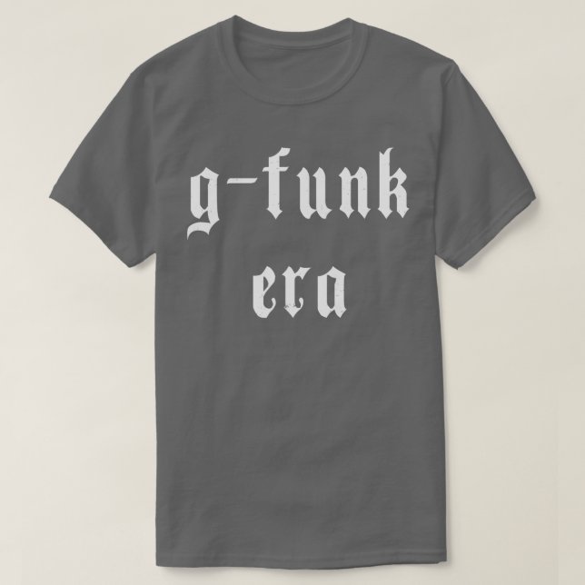 Camiseta era gfunk (Diseño del anverso)