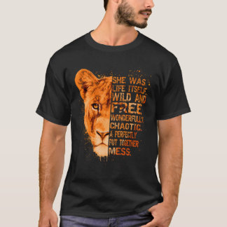Camiseta Era La Vida Misma Salvaje Y Lionesa Libre - Liones