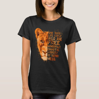 Camiseta Era La Vida Misma Salvaje Y Lionesa Libre - Liones