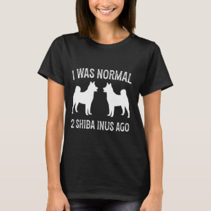 Camiseta Era Normal 2 Shiba Inus Ago Clásico Shiba Inu Ow