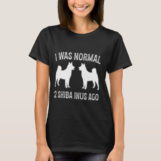 Camiseta Era Normal 2 Shiba Inus Ago Clásico Shiba Inu Ow