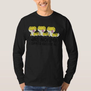 Camiseta Era Normal 3 Leopardo Geckos Ago Mascota Leopard G