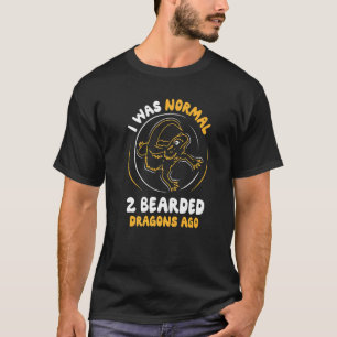 Camiseta Era normal hace 2 dragones barbudos