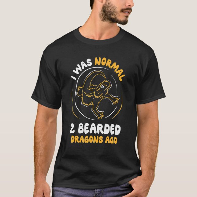 Camiseta Era Normal Hace 2 Dragones Con Cabeza (Anverso)