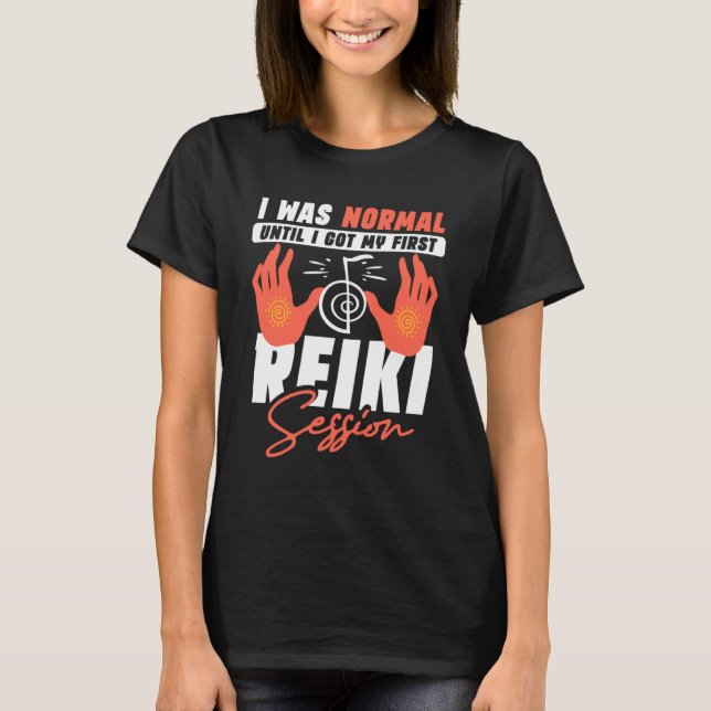 Camiseta Era Normal Hasta Que Recibí Mi Primera Sesión De R (Anverso)