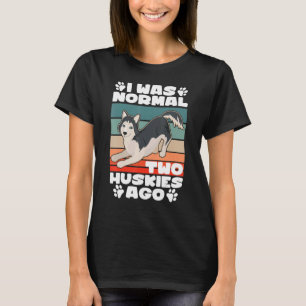 Camiseta Era Normal Para Los Humedales Ago Husky Husky Perr