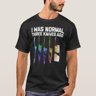 Camiseta Era Normal Tres Cuchillos Ago Knife Maker Knife F