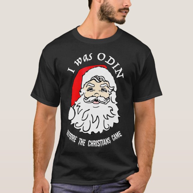 Camiseta Era ODIN Santa Norse Viking Santa Pagan Yule Hu (Anverso)