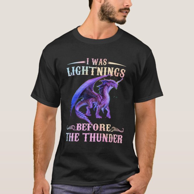 Camiseta Era Rayos Antes De Los Dragones De Trueno (Anverso)