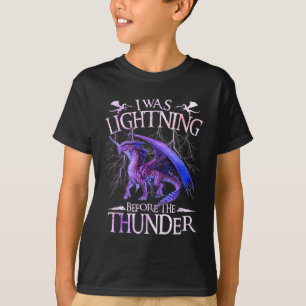 Camiseta Era Relámpago Antes De Que Los Dragones Lover M