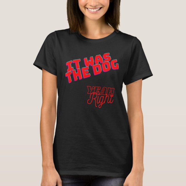 Camiseta Era Sarcástico Perro (Anverso)