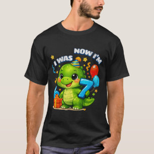 Camiseta Era seis siete dinosaurio 67 meme cumpleaños 7 niñ