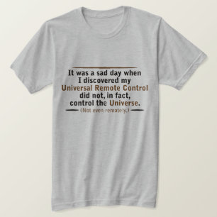 Camiseta era un día triste…